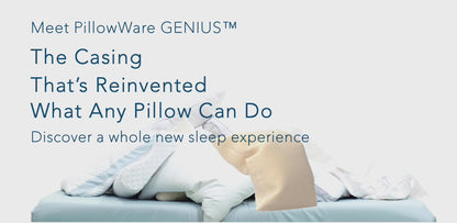 BUY NOW! PillowWare™ Genius by SleepPower™: Pillow Height Adjusting Casing